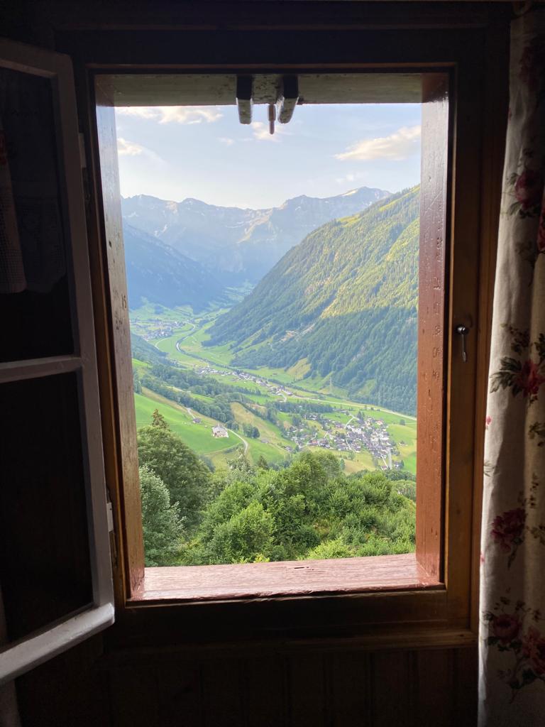 Aussicht aus dem Ferienheim